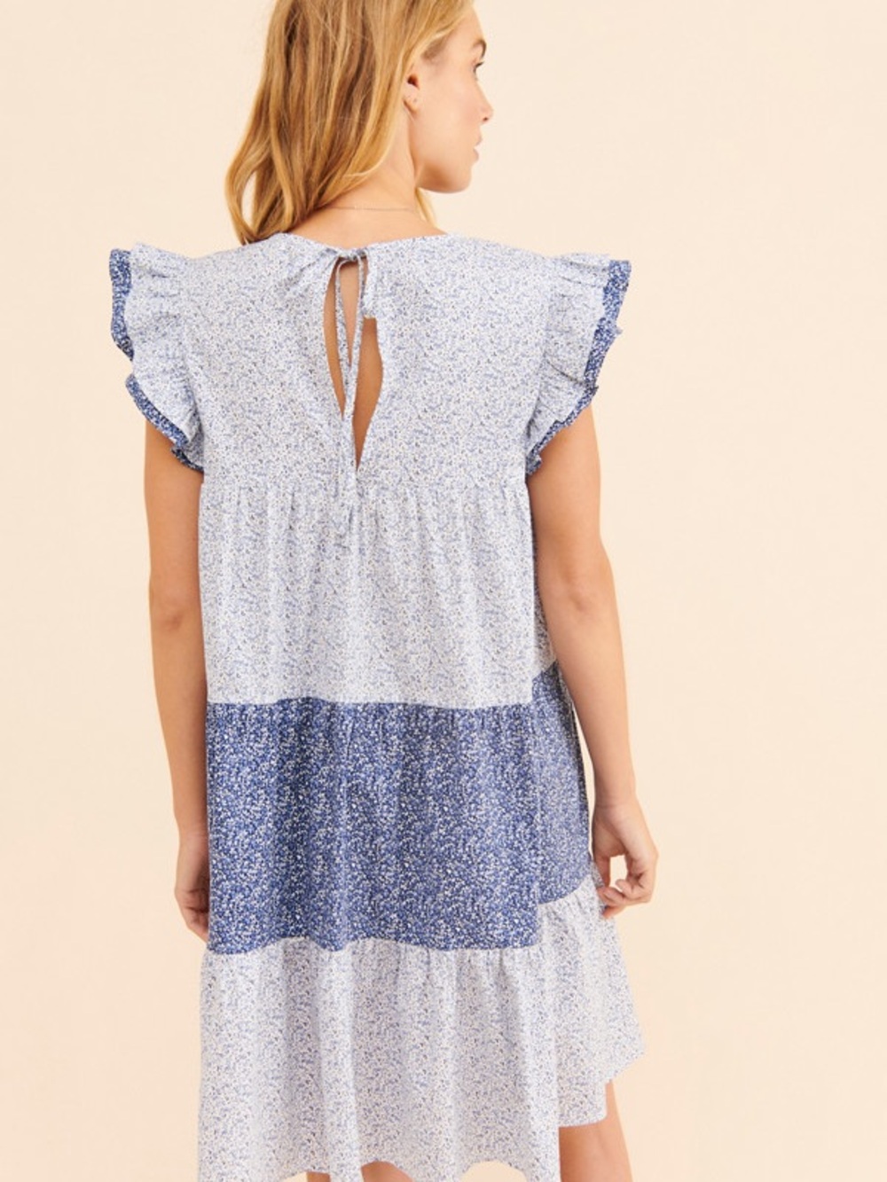 English Factory Ruffle Tiered Mini Dress - Picture 3 of 7